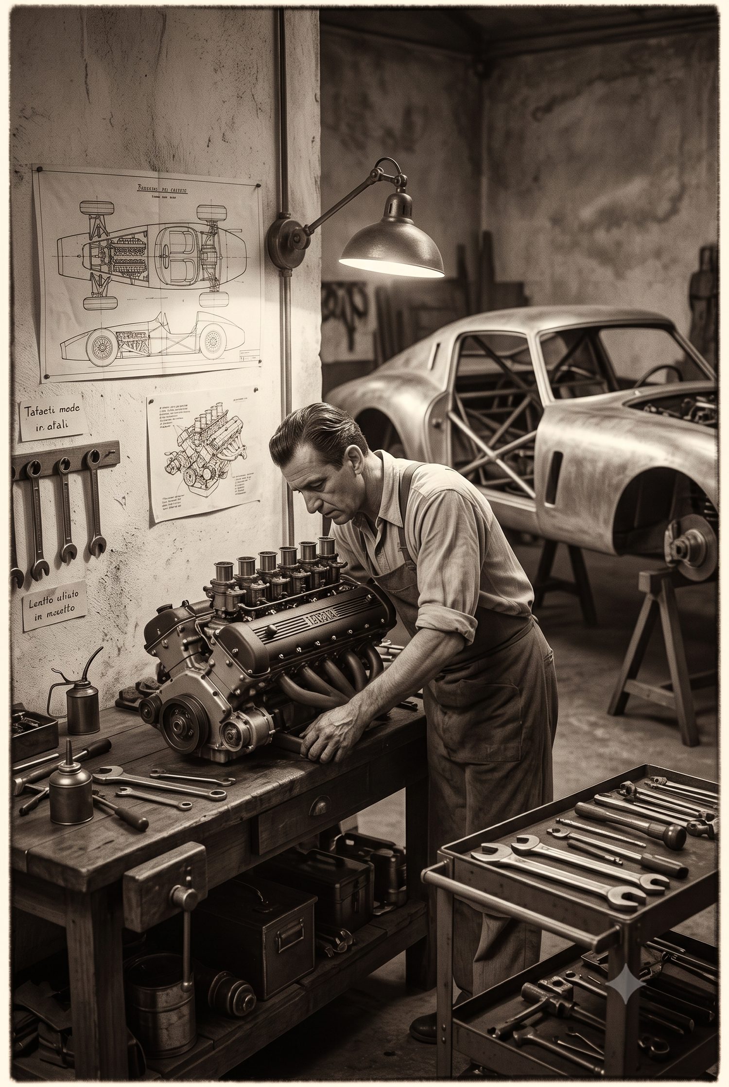 The Maranello workshop · 1947